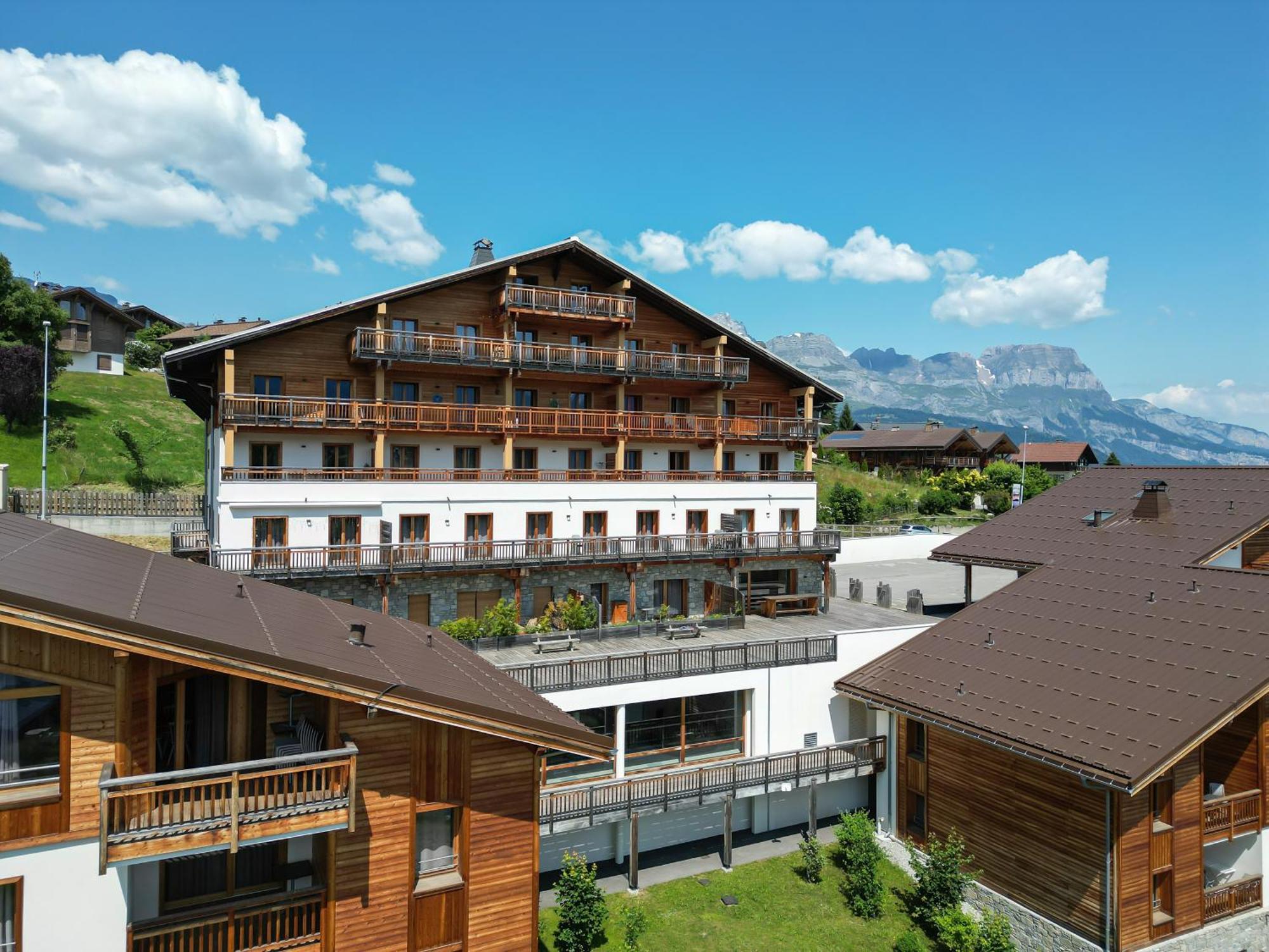 Aparthotel Terresens - Les Fermes Du Mont-Blanc Combloux Exterior foto